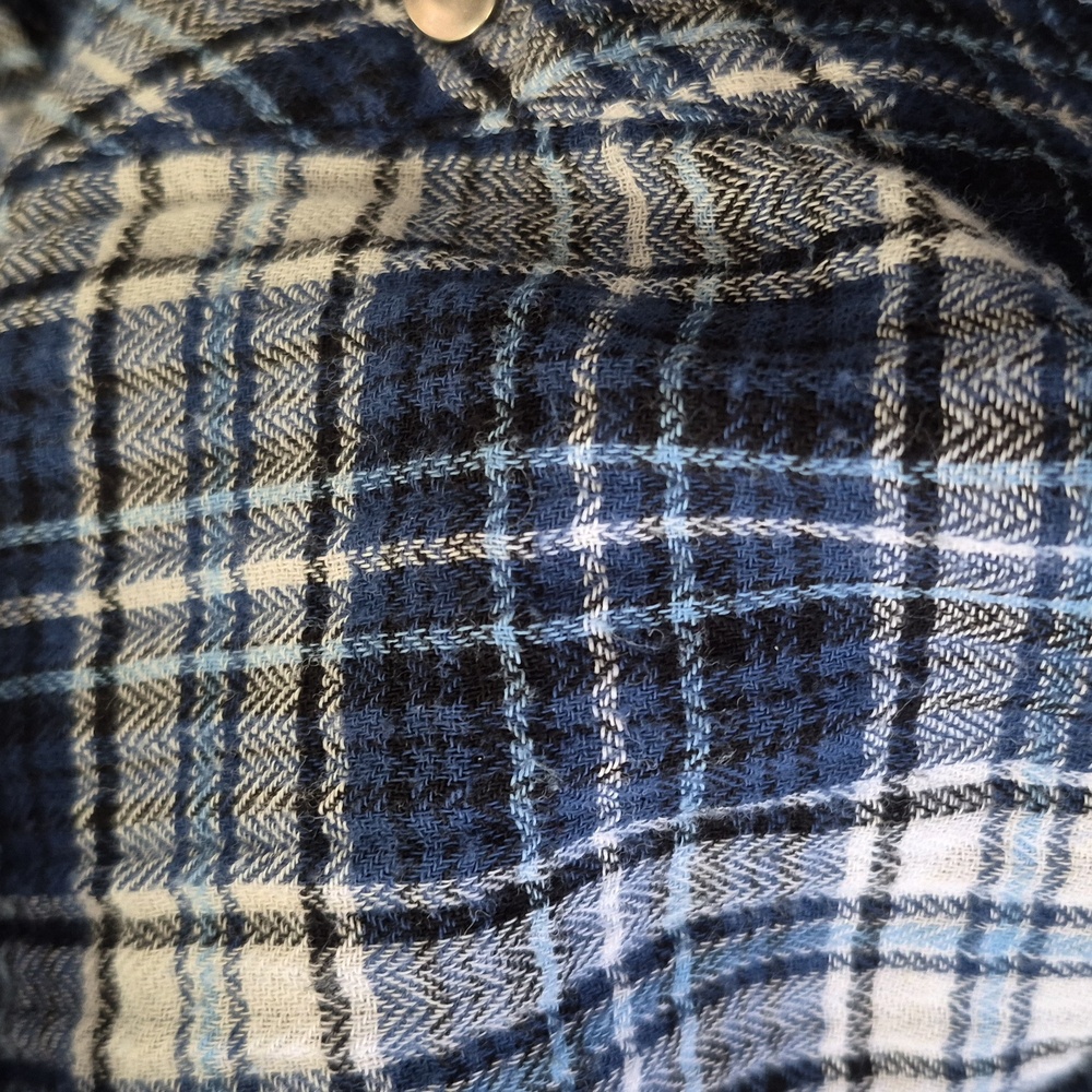 EUC KUT FROM THE KLOTH Snap Down, Collared, Long/Fold Up Sleeve Shirt Size Med - Picture 8 of 8